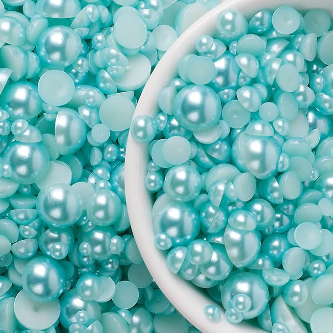 5600PCS Half Round Pearls Flatback Imitation Pearls - Image 3