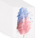 120 Sheets Watercolor Paper Bulk, 140 lb/300 GSM White Cold Press Paper Water by Prudiut