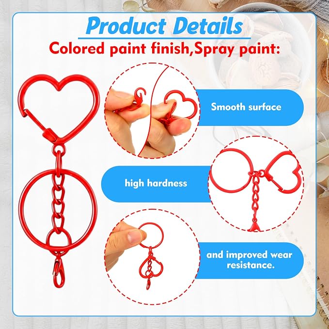 60 Pcs Colorful Swivel Snap Hook - Image 3