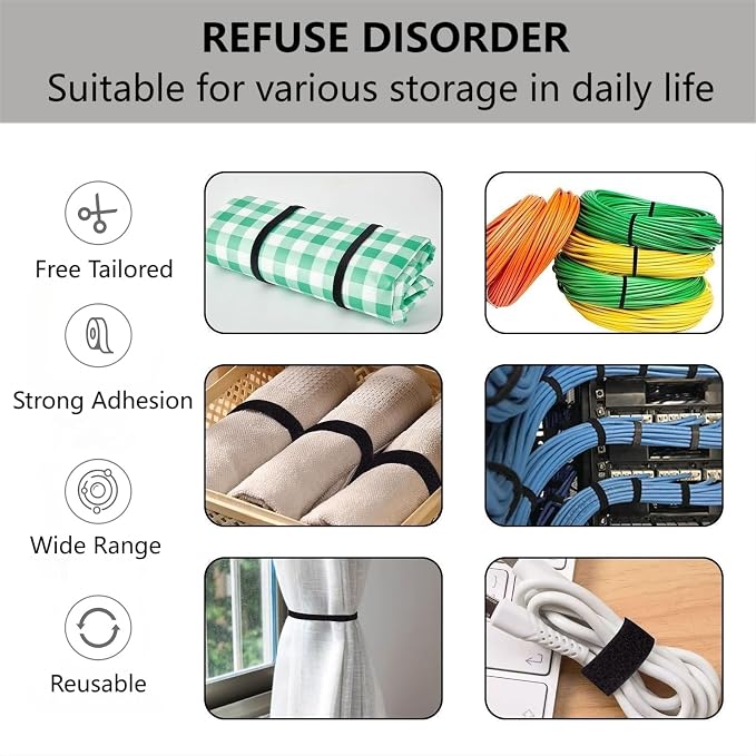 27 Yards x 1Inch Reusable Cable Ties - Image 2