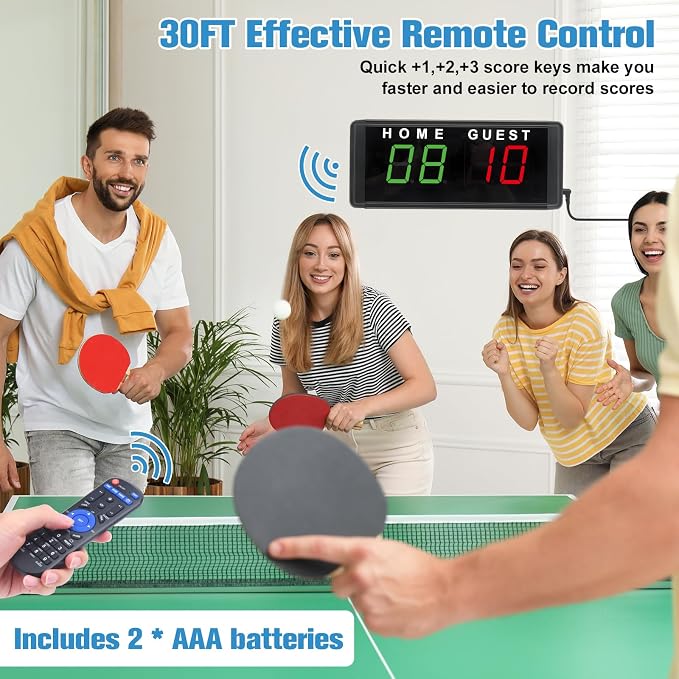 Samshow LED Electronic Scoreboard Digital Score Keeper - Image 3
