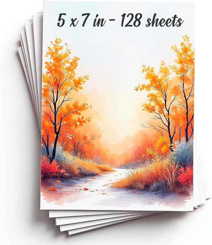 128 Sheets Watercolor Paper Pad by Unknown