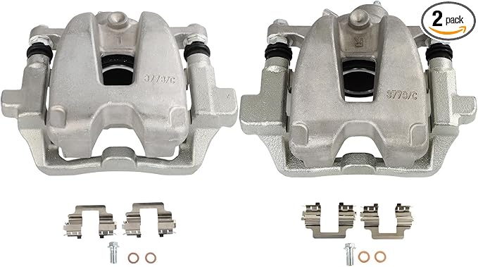 SCITOO 19B6295 19B6294 Rear Left & Right Disc Brake Calipers w/Bracket Fit For Land Rover For Range Rover 2010-2012, Single Piston