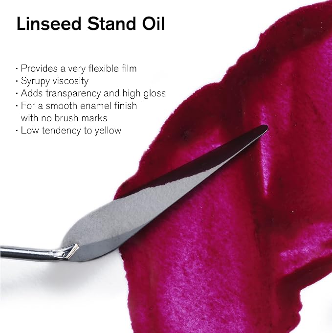 Winsor & Newton Linseed Stand Oil, 250ml Bottle - Image 2