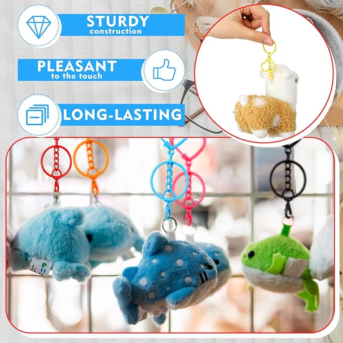 60 Pcs Colorful Swivel Snap Hook - Image 6