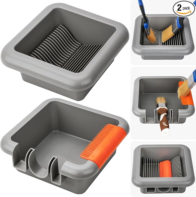 Paint Brush Cleaner Washer Trays Tool by Pinstone