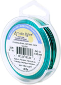 Artistic Wire, 18 Gauge Silver Plated Tarnish Resistant Colored Copper Craft by ArtisticWire