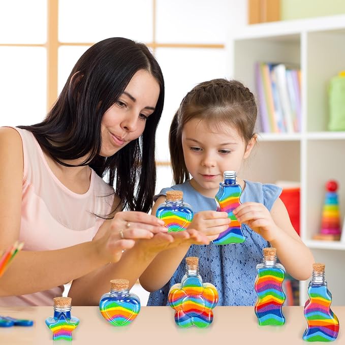 Havawish 20 Pcs Plastic Sand Art Bottles - Image 6