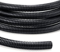 1/4 inch 10ft Wire Loom, Black Split Loom, Outdoor Cord Protector, Flexible Wire Conduit Automotive, Wire Protector Tubing