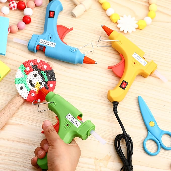 Zhengmy 6 Pcs Mini Glue Gun Crafts Hot Melt Guns Low Temp Glue - Image 6