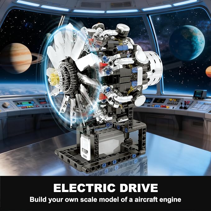 Turbojet Engine Building Set, Aircraft Engine Model kit that Run, Build Your - Image 2
