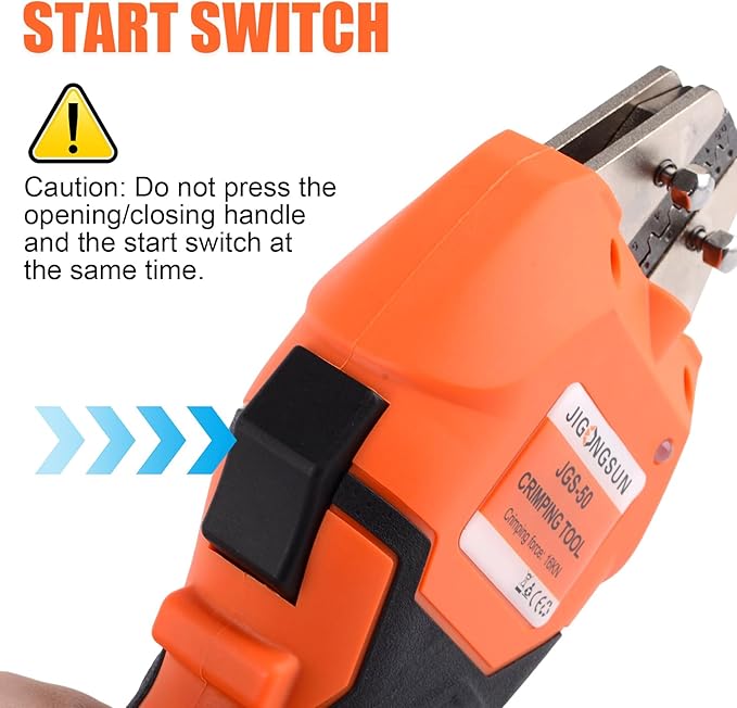 Electric Crimping Tool and Electric Wire Crimper for Heat Shrink, Terminal, and Micro Crimping Tool Kit with Pre-insulated, Tubular, Non Insulated Connectors