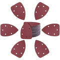 100-Pack Mouse Sandpaper (5-Hole) 240 Grit for Mouse Detail Sanders, Premium Aluminum Oxide, Easy to Replace, Ideal for Woodworking, Furniture Refinishing, and Crafting