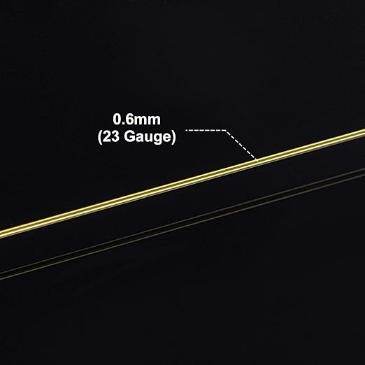 BENECREAT 22 Gauge 164FT Tarnish Resistant Gold Wire Jewelry Beading Wire - Image 3