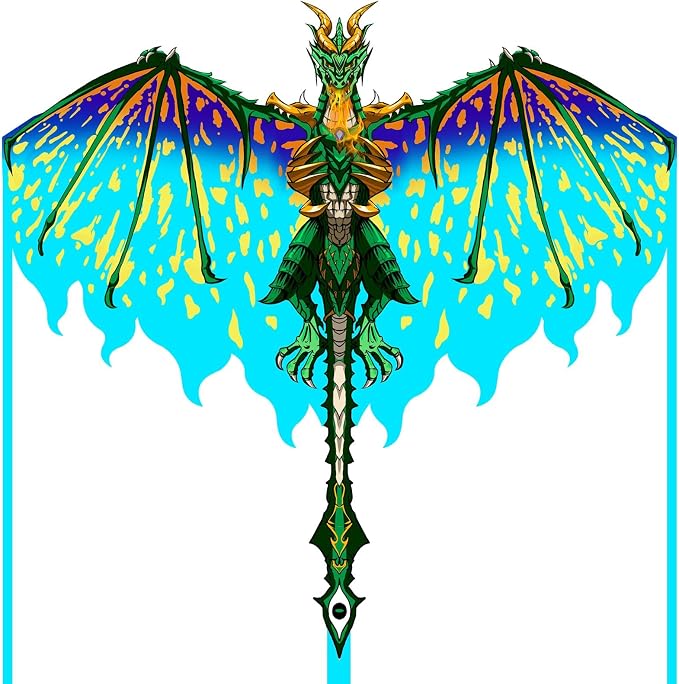 Dragon Kite for Kids & Adults by MintsColorfulLife