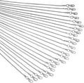 24pcs Chains for Jewelry Making 20 Inch 925 Sterling Silver Plated 1.2mm DIY by Cmidy