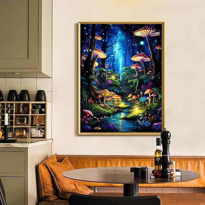 Enchanted Glow Forest Diamond Painting - Image 2