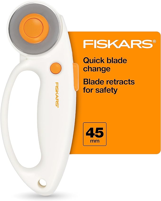 Fiskars 45mm Rotary Cutter for Fabric by Unknown