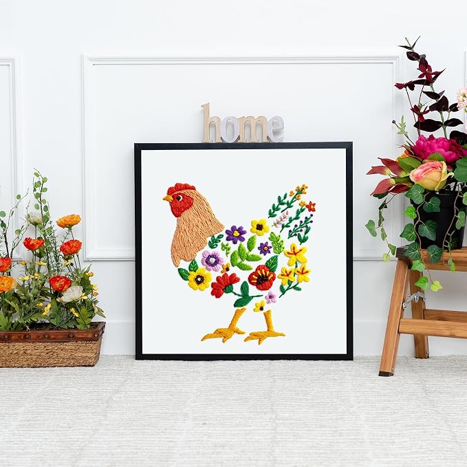 Louise Maelys Hen Embroidery Kit - Image 6
