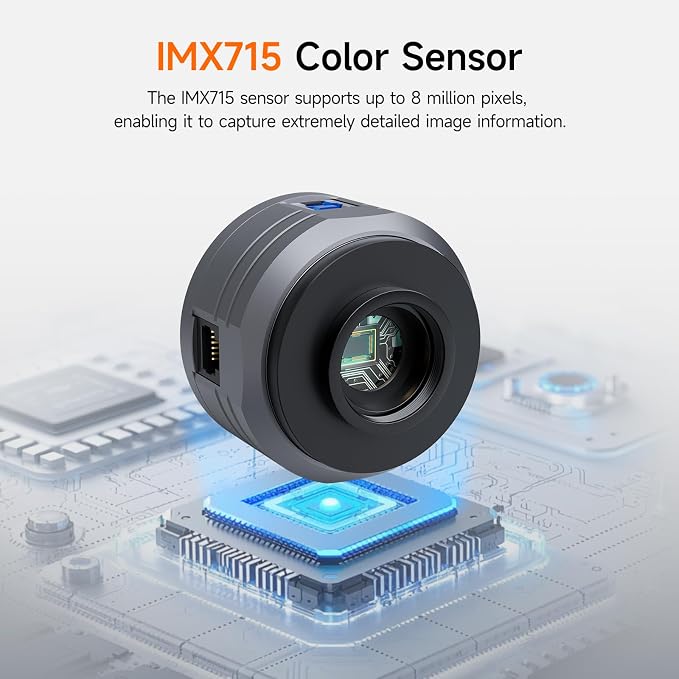 SVBONY SC715C Telescope Planetary Camera, 1.45μm Micro Pixel IMX715 Color - Image 2