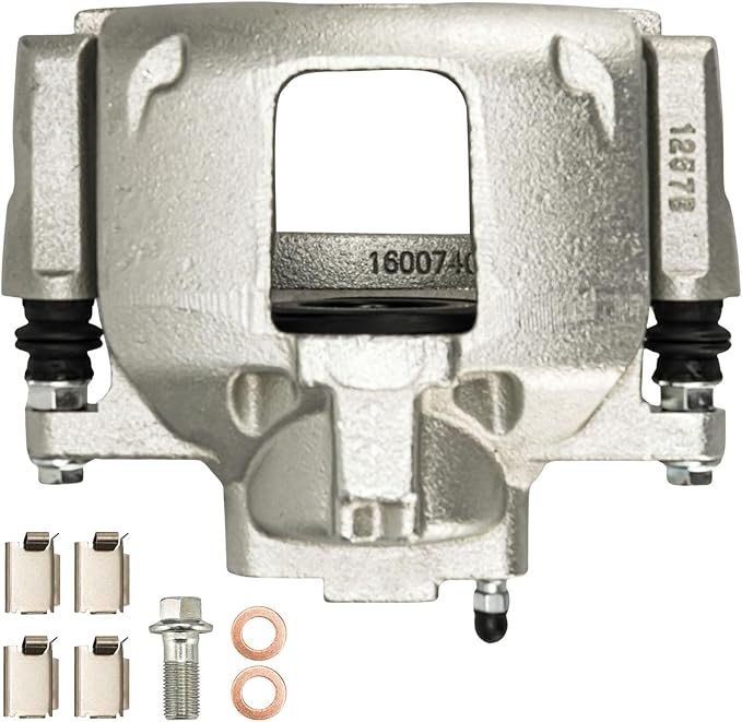 Torchbeam Front Brake Caliper for Jeep Wrangler 2013-2017, Dodge Grand Caravan 2013-2016, Chrysler Town & Country 2013-2016, Jeep Wrangler JK 2018, Front Left or Front Right Caliper Replace # 18B5485