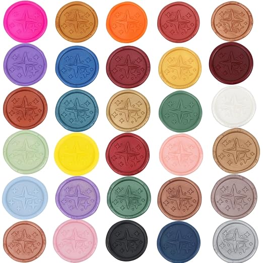 1664 Pieces Wax Seal Beads, Mixed Octagon Sealingwax Bead - Image 5