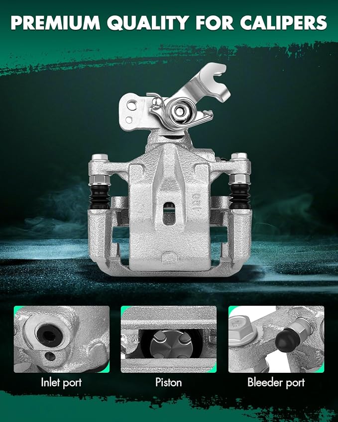 SCITOO 18B5002 18B5003 Disc Brake Calipers Assembly with Bracket Fit For Ford For Fusion,For Lincoln MKZ/Zephyr,For Mazda 6 2006-2013,For Mercury Milan 2006-2011,For Pontiac Vibe 2009-2010