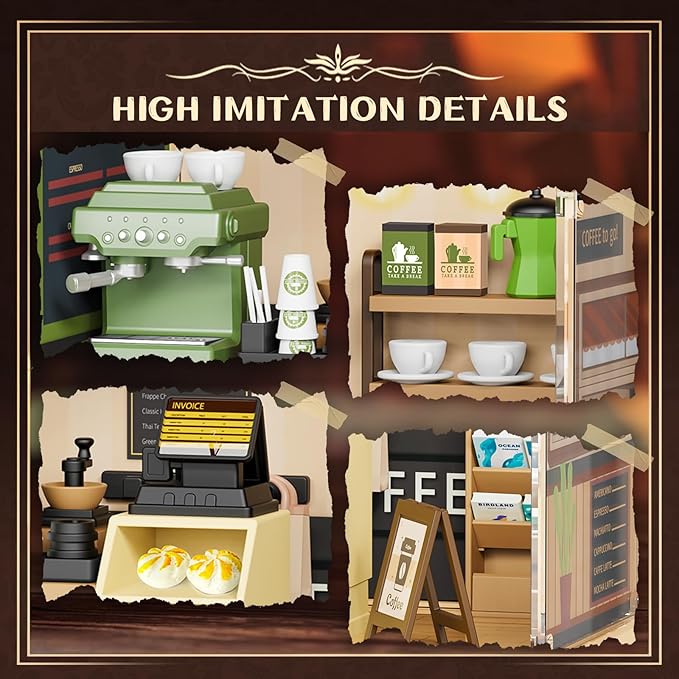 Coffee Shop Mini Model Kits - Image 4