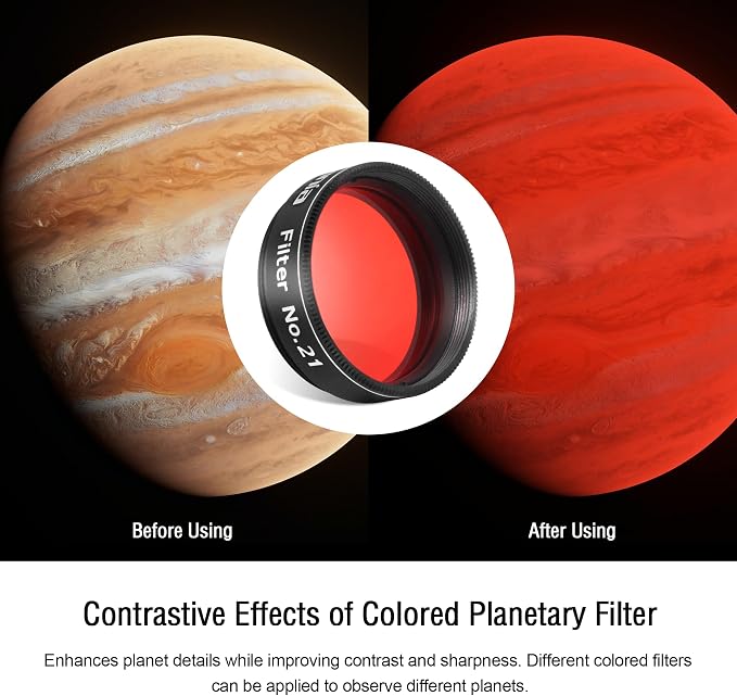 Astromania Telescope Planetary Color Filter 1.25 Inch #21 Orange | Compatible - Image 3
