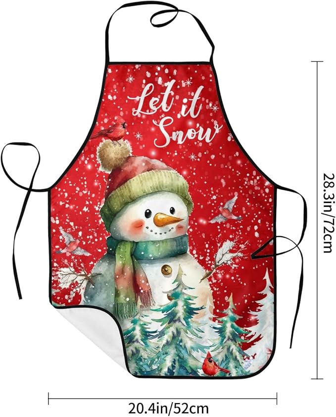 Apron Cooking Chef Work Shop Women Men Baking Decorations Painting Bbq Grilling - Image 6