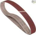 2 Pcs Sanding Belts 2 x 27 Inch 40 Grit Aluminum Oxide Abrasive Sandpaper for Belt Sander Metal Grinding Wood Working Weld Rust Removal