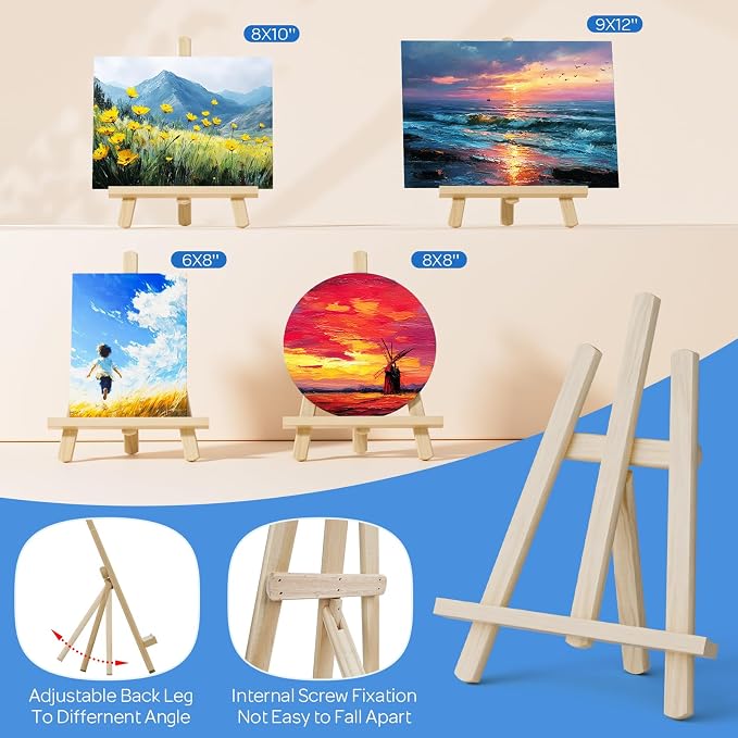 Nicpro Acrylic Paint Canvas Set - Image 4