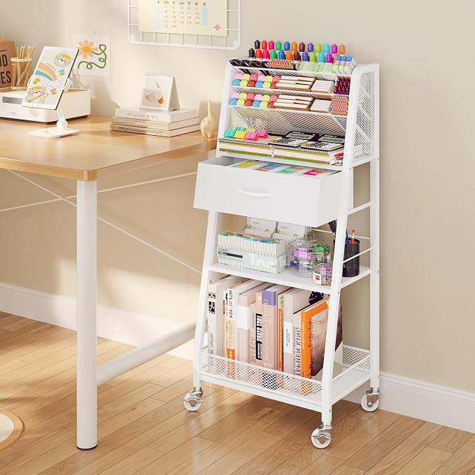 Homsorout 3 Tier Rolling Cart - Image 8