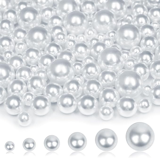 2000PCS Pearls for Crafting, Candles Centerpiece, DIY Crafts, Jewelry Making by Unknown