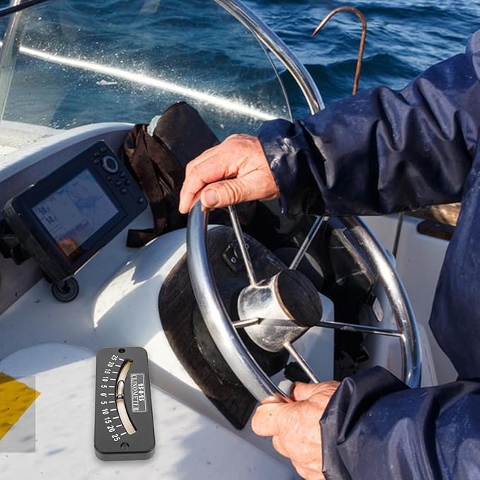 GLEAVI Angle Leveler Sailing Level and Angle Finder Angle Measuring Tool Professional Level Protractor Small Angle Finder Instruments and Indicators Angle Gauge Black Plastic
