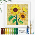 Doodlream Sunflower DIY Punch Needle Embroidery Kit by Doodlream