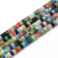150Pcs 4×2mm Natural Mixed Color Spacer Stone Beads by Nitopupu