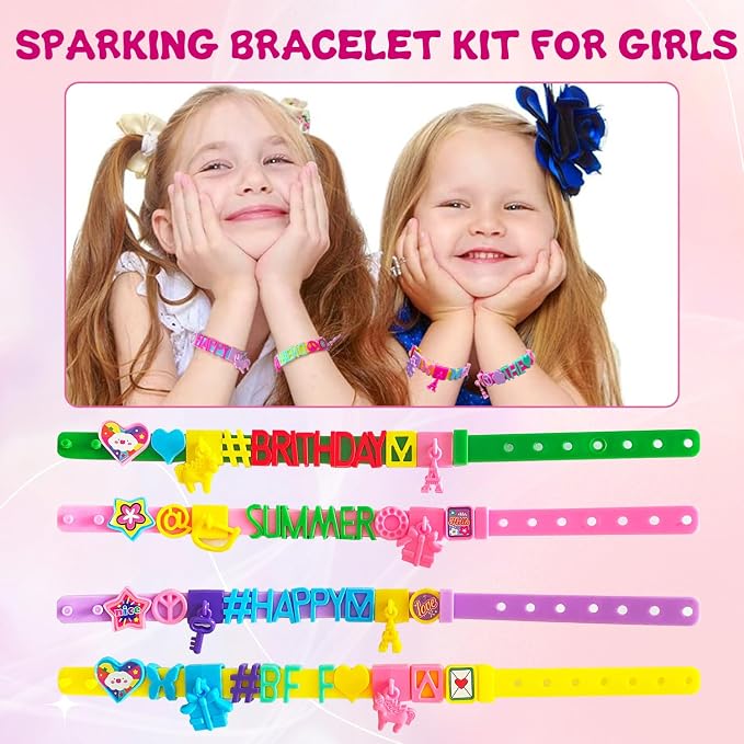Art & Craft Kits for Kids, Birthday Gifts Friendship Bracelet Making Kit for - Image 3