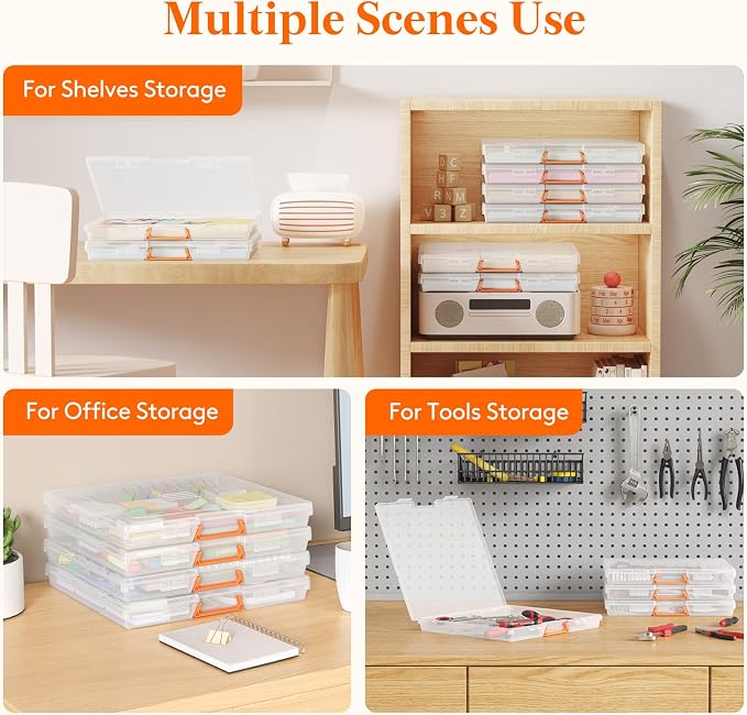 Lifewit 8 Pcs Board Game Storage Boxes, 12.2x10.6'' Paper Container - Image 9