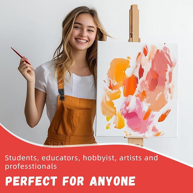 Simetufy 24 Pack 12 x 16 inch Canvas Boards - Image 8