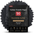 SuFly Carbon Paper for Tracing, 50 Sheets | Black Graphite Transfer Paper for by SuFlyDirect