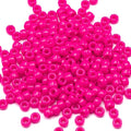 Gxueshan 1000 Pcs Acrylic Rose Red Pony Beads 6x9mm Bulk by Gxueshan