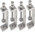 304 Stainless Steel C Clamp - Tiger Clamp Woodworking Clamp Heavy Duty C-clamp With Wide Jaw Openings (85MM)，4PCS