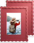 8X10 Wavy Picture Frame With Mat by Unknown
