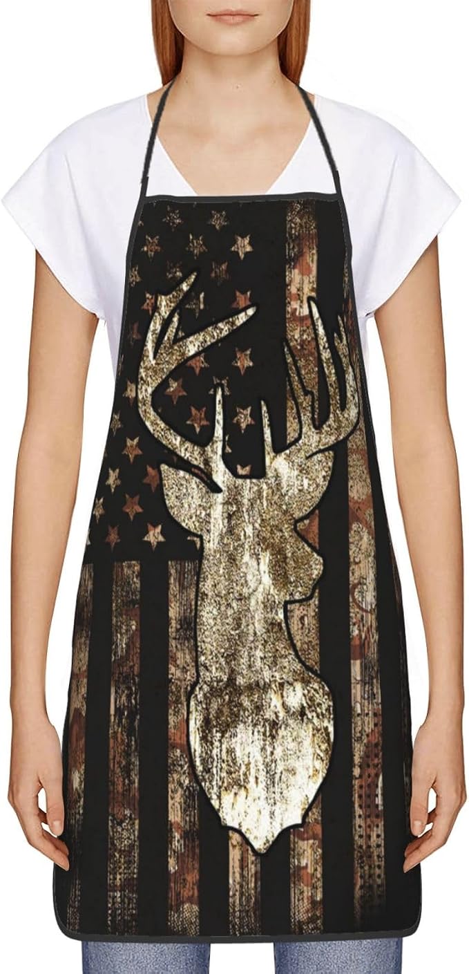 Apron Cooking Chef Work Shop Women Men Baking Decorations Painting Bbq Grilling - Image 3