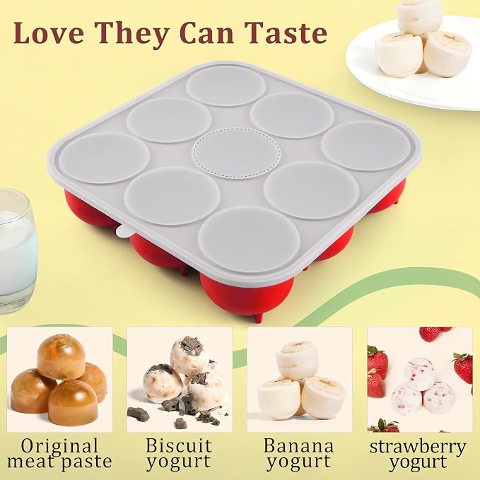9-Cavity Silicone Frozen Dog Treat Mold - Image 4