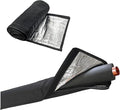 AC Pipe Cover Insulation Sleeve, 72x10.2in Universal HVAC Line Set Cover, Heavy-Duty 600D Oxford Waterproof with Reflective Foil, Prevents Freezing & Condensation for Mini Split/Heat Pump Lines