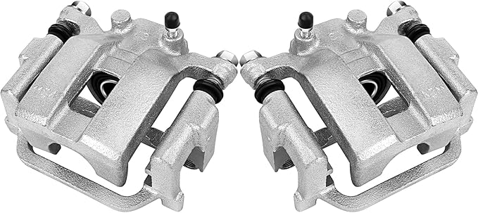 SCITOO Rear Left+Right Brake Calipers With Bracket 19B2792 19B2793 Compatible For Infiniti G35 2003-2005 For Nissan 350Z 2003-2005 For Nissan Murano 2003-2007 For Nissan Quest 2004-2009
