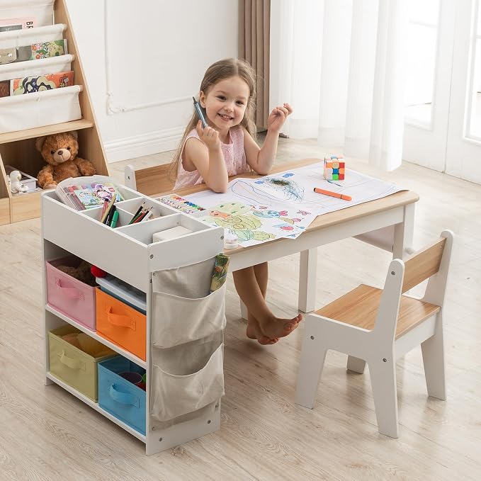 Kids Art Table and Chair Set by IKALIFE