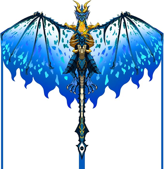 Dragon Kite for Kids & Adults by MintsColorfulLife
